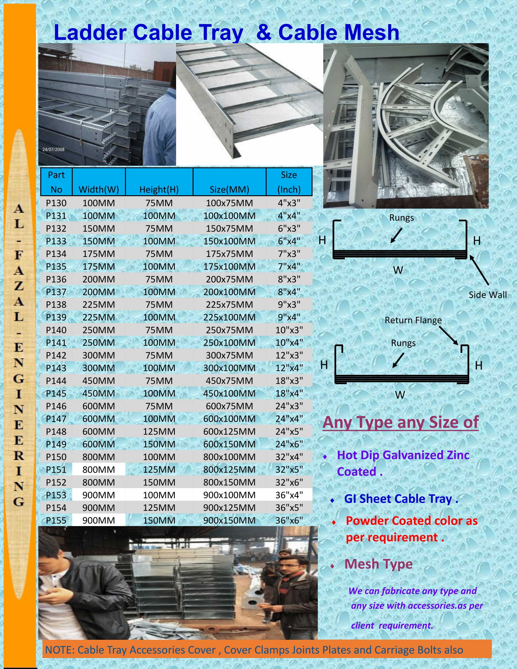 Hdg Cable Tray Slotted Type With Return Flange Cooper B Line Oem Buy Stainless Steel Tray Perforated Stainless Steel Trays Flexible Cable Tray Product On Alibaba Com
